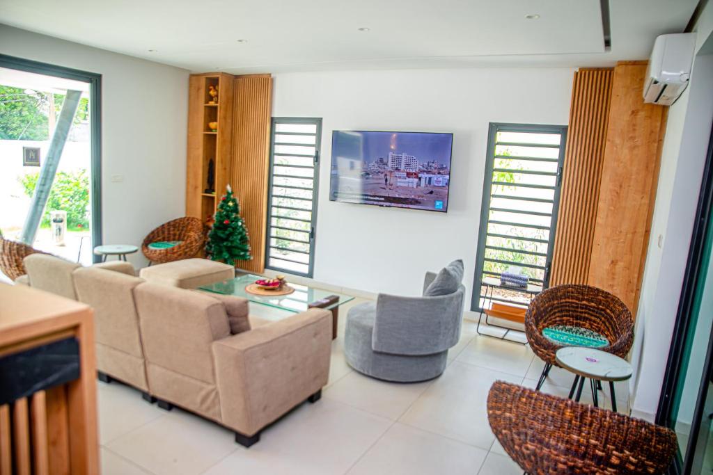 Image de Hotel Yatchenin Abidjan, Côte d'Ivoire, Cocody, 2plateaux Vallon